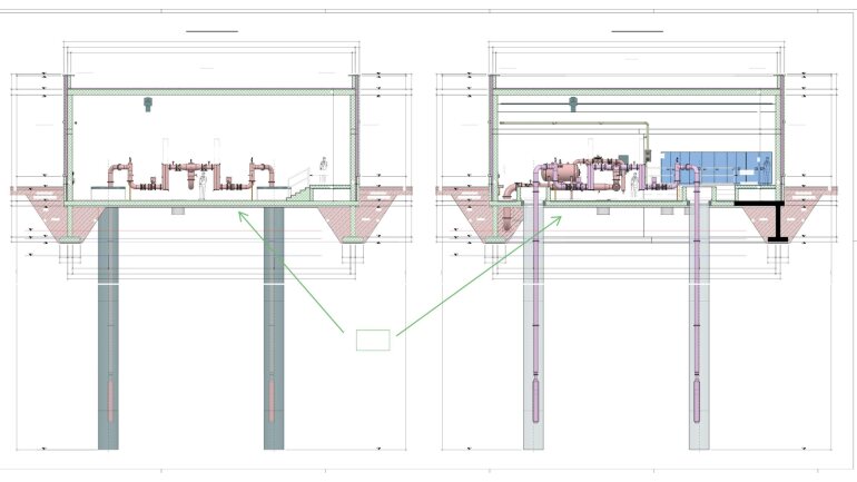 Technische Zeichnung ohne Entwurf